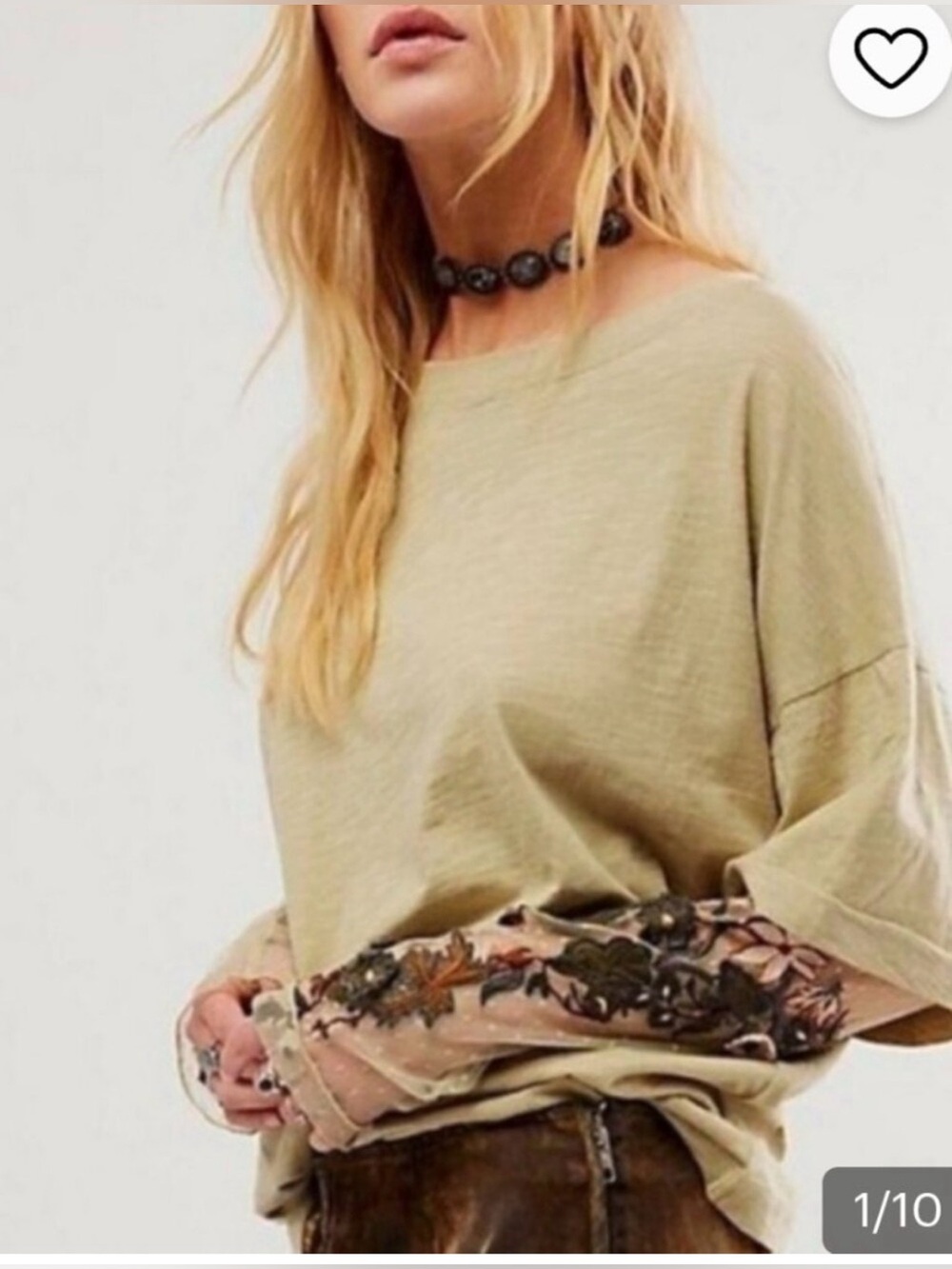 Free people Gardner tee